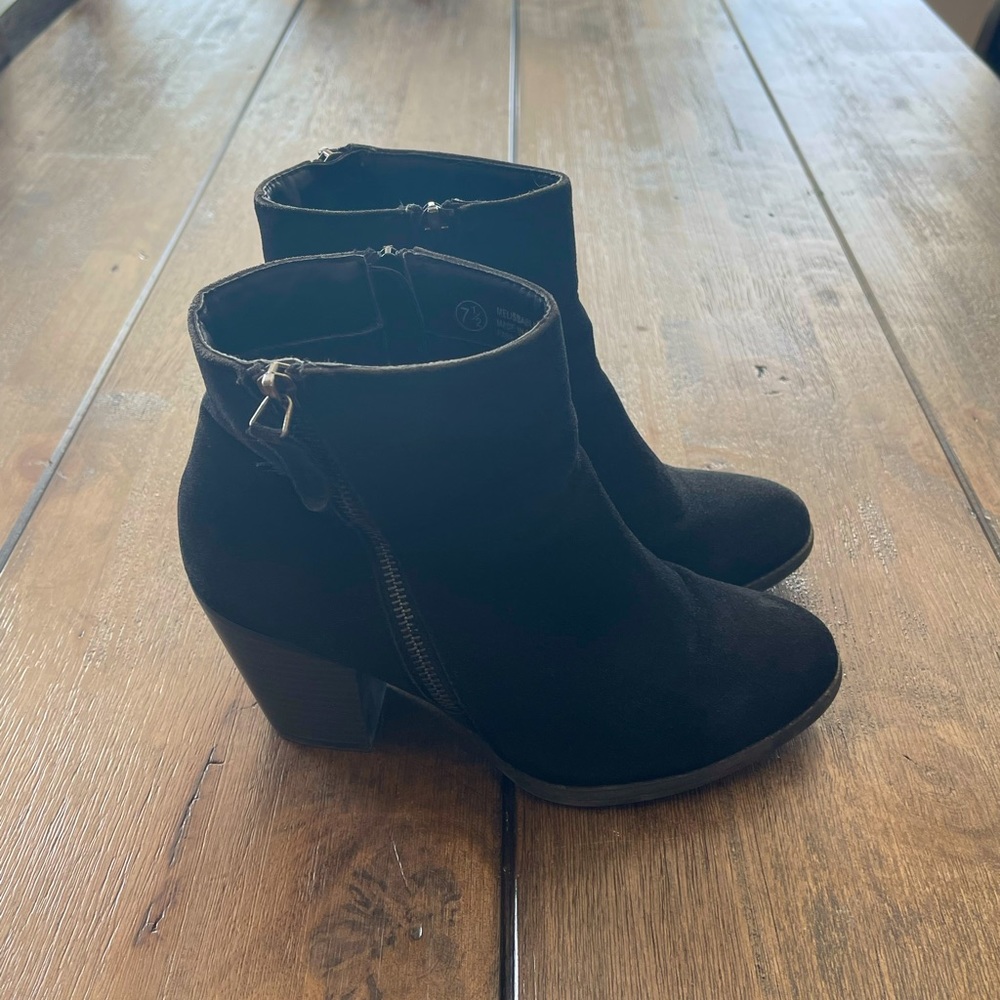 Black booties